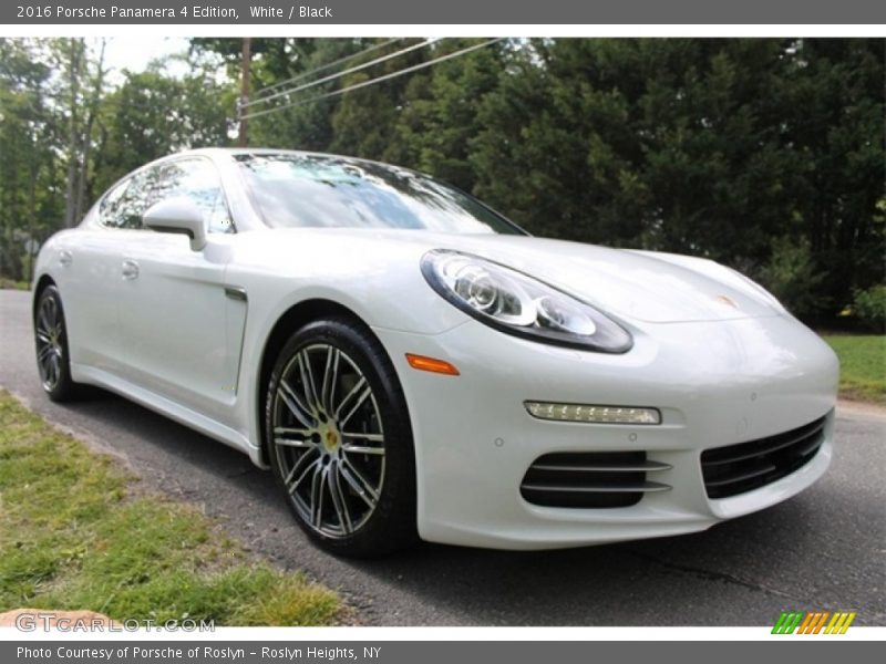 White / Black 2016 Porsche Panamera 4 Edition