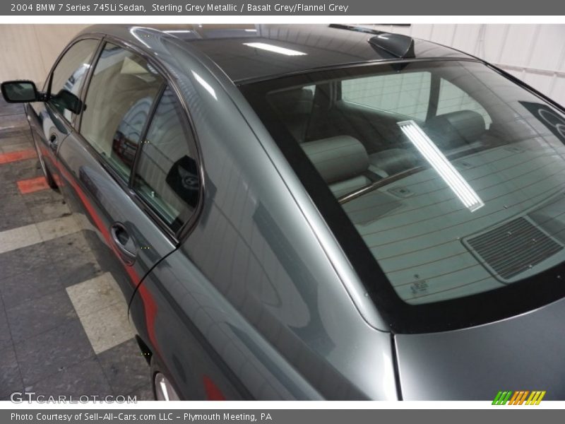 Sterling Grey Metallic / Basalt Grey/Flannel Grey 2004 BMW 7 Series 745Li Sedan