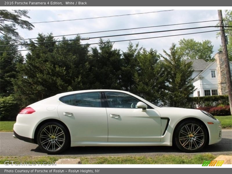 White / Black 2016 Porsche Panamera 4 Edition