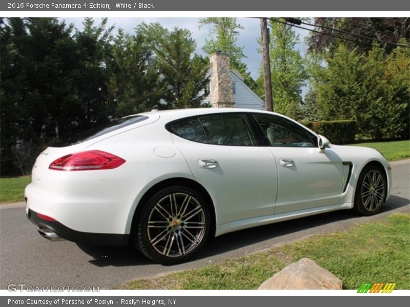 White / Black 2016 Porsche Panamera 4 Edition