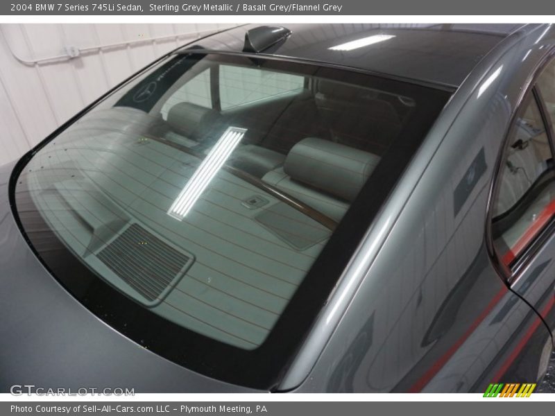 Sterling Grey Metallic / Basalt Grey/Flannel Grey 2004 BMW 7 Series 745Li Sedan
