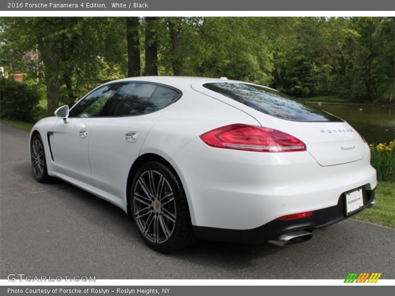 White / Black 2016 Porsche Panamera 4 Edition