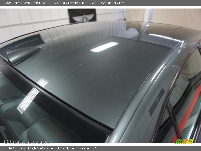 Sterling Grey Metallic / Basalt Grey/Flannel Grey 2004 BMW 7 Series 745Li Sedan