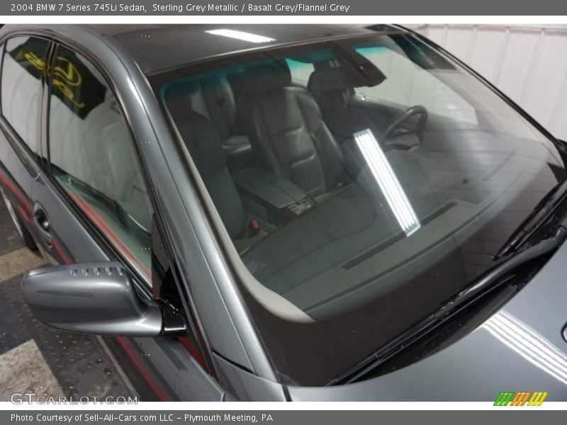 Sterling Grey Metallic / Basalt Grey/Flannel Grey 2004 BMW 7 Series 745Li Sedan