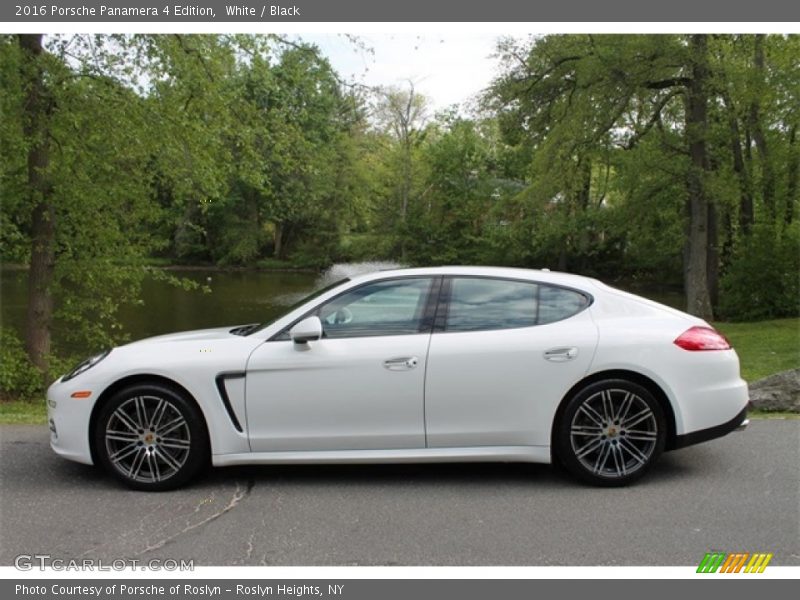 White / Black 2016 Porsche Panamera 4 Edition