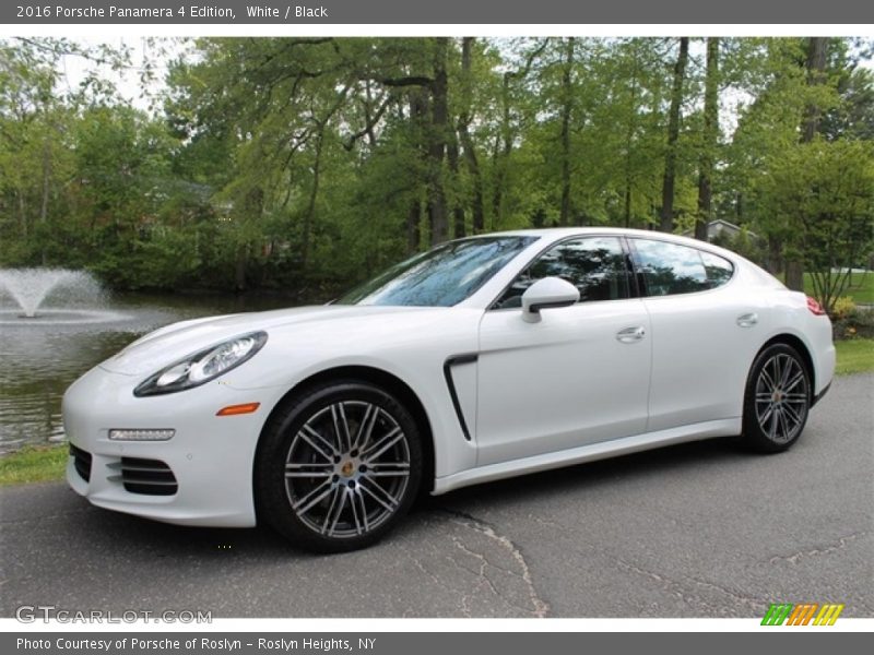 White / Black 2016 Porsche Panamera 4 Edition