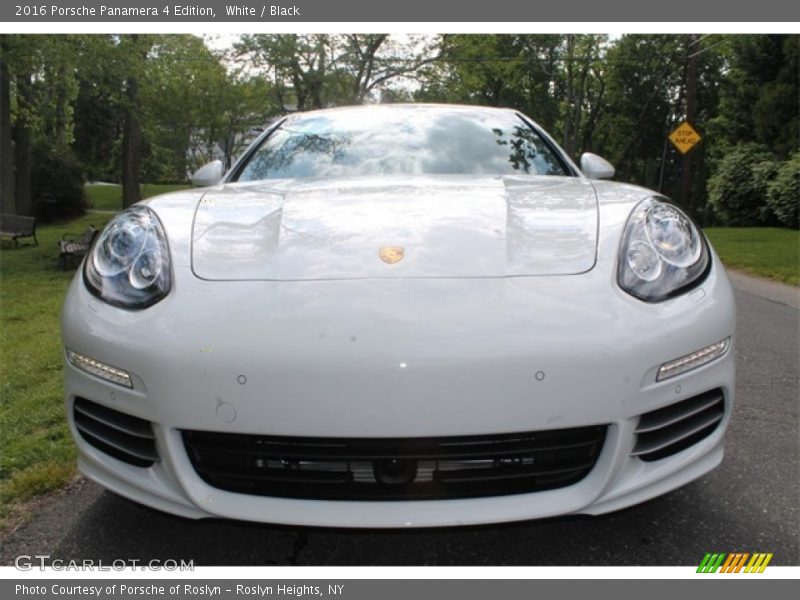 White / Black 2016 Porsche Panamera 4 Edition
