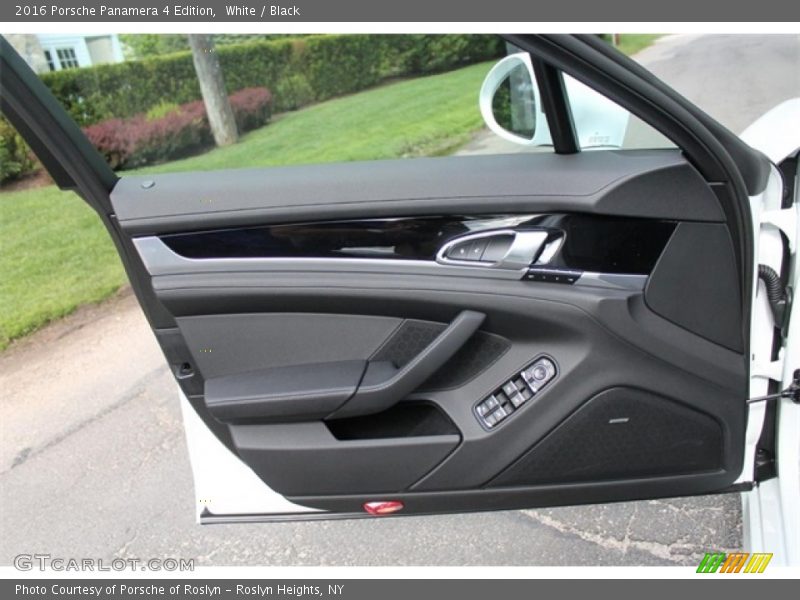 White / Black 2016 Porsche Panamera 4 Edition