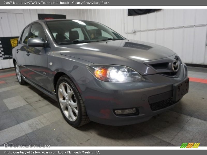 Galaxy Gray Mica / Black 2007 Mazda MAZDA3 s Touring Hatchback