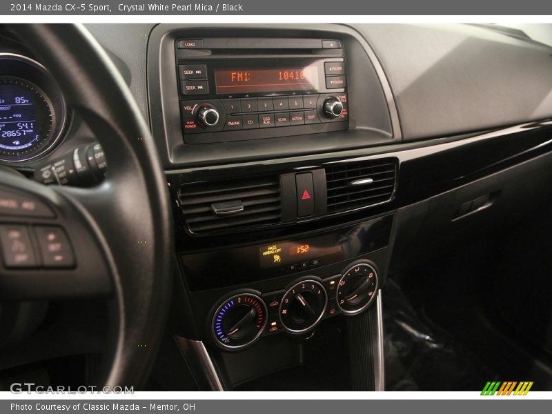 Crystal White Pearl Mica / Black 2014 Mazda CX-5 Sport