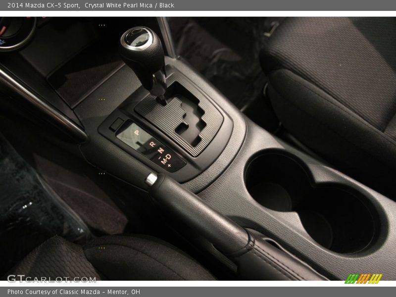 Crystal White Pearl Mica / Black 2014 Mazda CX-5 Sport