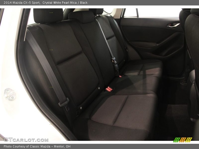 Crystal White Pearl Mica / Black 2014 Mazda CX-5 Sport