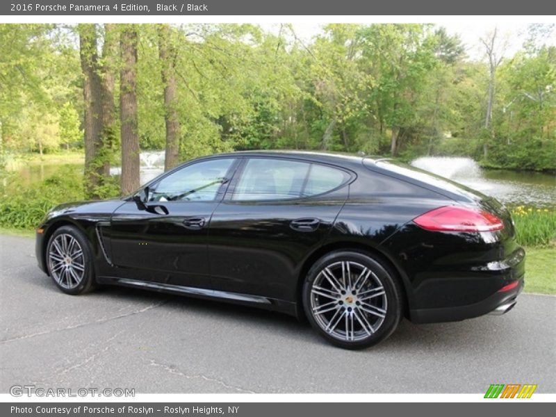 Black / Black 2016 Porsche Panamera 4 Edition