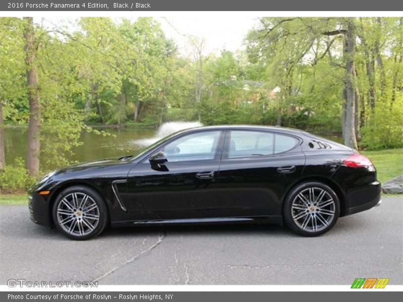 Black / Black 2016 Porsche Panamera 4 Edition