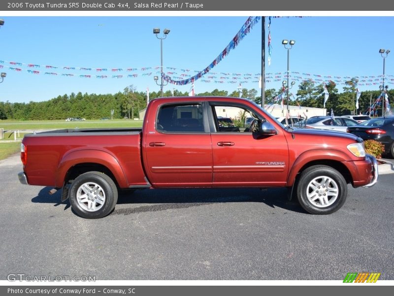 Salsa Red Pearl / Taupe 2006 Toyota Tundra SR5 Double Cab 4x4