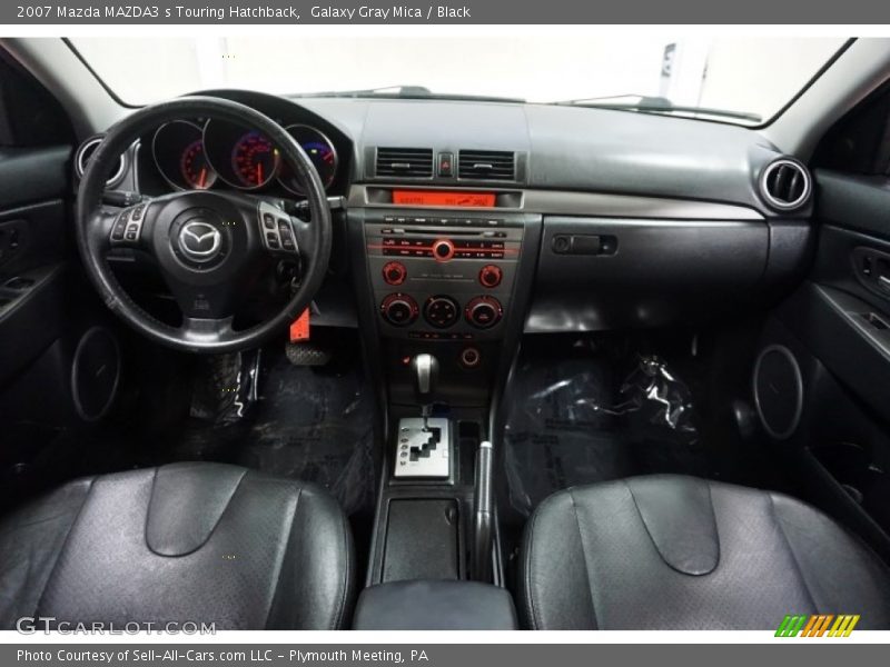 Galaxy Gray Mica / Black 2007 Mazda MAZDA3 s Touring Hatchback