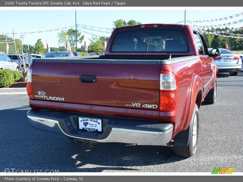 Salsa Red Pearl / Taupe 2006 Toyota Tundra SR5 Double Cab 4x4