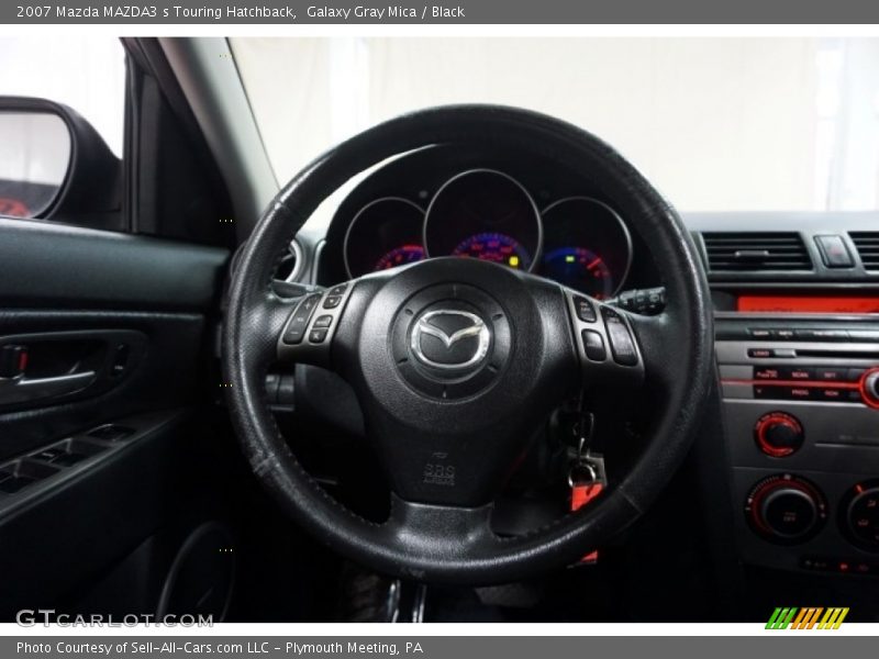 Galaxy Gray Mica / Black 2007 Mazda MAZDA3 s Touring Hatchback