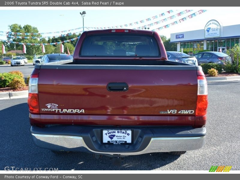 Salsa Red Pearl / Taupe 2006 Toyota Tundra SR5 Double Cab 4x4