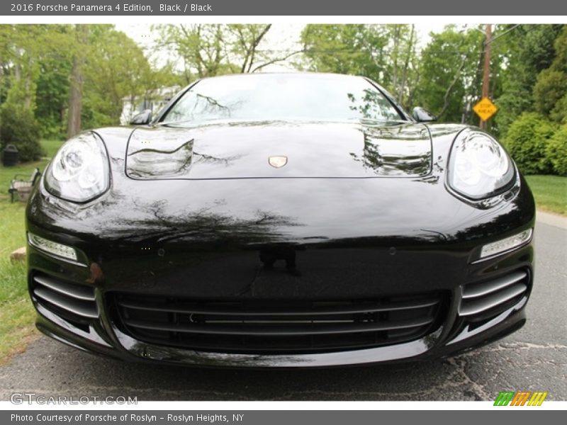 Black / Black 2016 Porsche Panamera 4 Edition