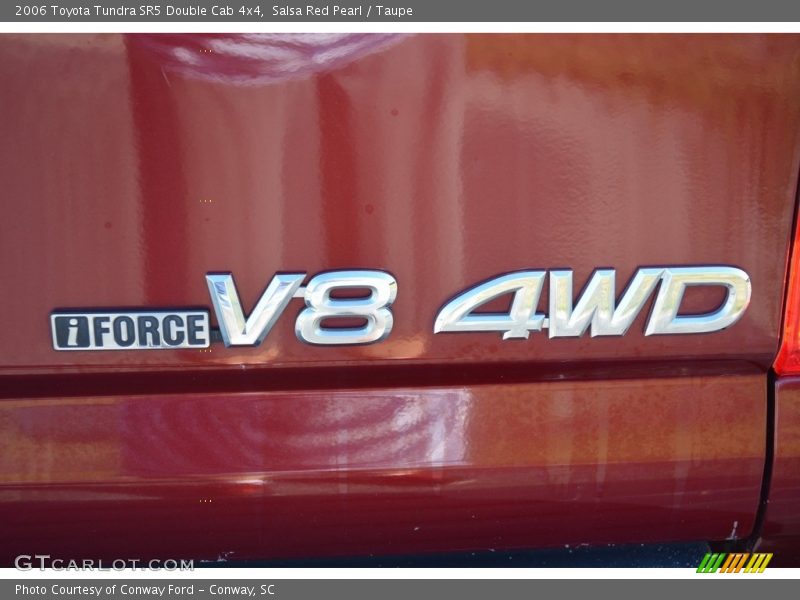 Salsa Red Pearl / Taupe 2006 Toyota Tundra SR5 Double Cab 4x4