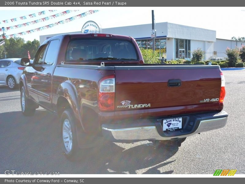 Salsa Red Pearl / Taupe 2006 Toyota Tundra SR5 Double Cab 4x4