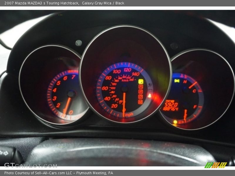 Galaxy Gray Mica / Black 2007 Mazda MAZDA3 s Touring Hatchback
