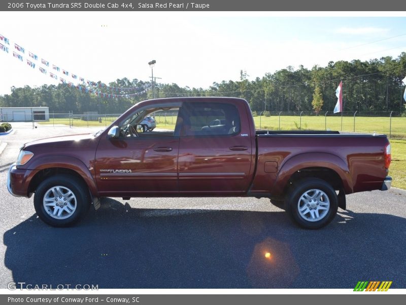 Salsa Red Pearl / Taupe 2006 Toyota Tundra SR5 Double Cab 4x4