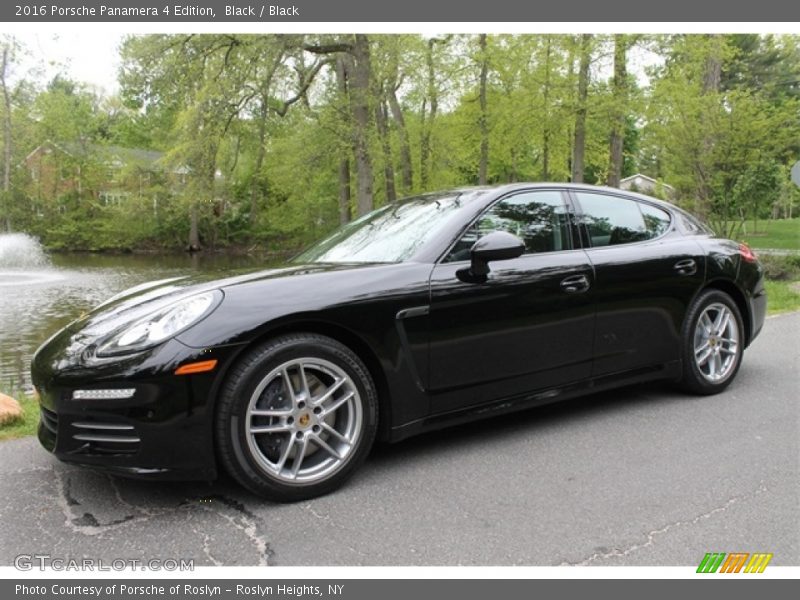 Black / Black 2016 Porsche Panamera 4 Edition