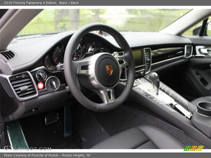 Black / Black 2016 Porsche Panamera 4 Edition