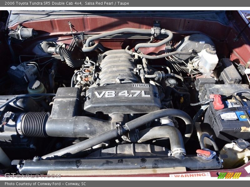 Salsa Red Pearl / Taupe 2006 Toyota Tundra SR5 Double Cab 4x4