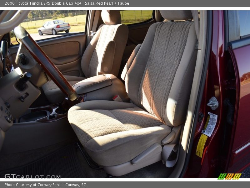 Salsa Red Pearl / Taupe 2006 Toyota Tundra SR5 Double Cab 4x4