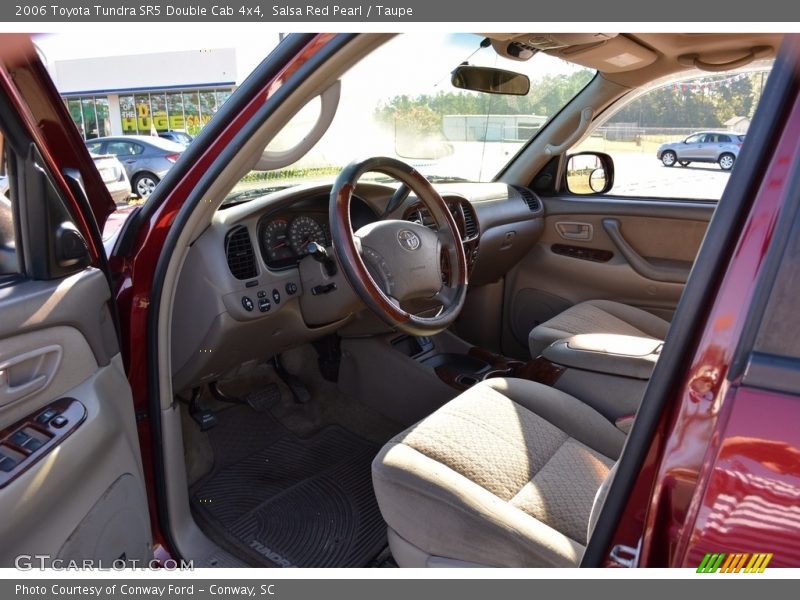 Salsa Red Pearl / Taupe 2006 Toyota Tundra SR5 Double Cab 4x4