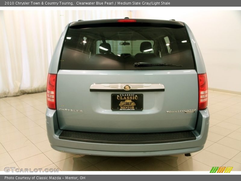 Clearwater Blue Pearl / Medium Slate Gray/Light Shale 2010 Chrysler Town & Country Touring