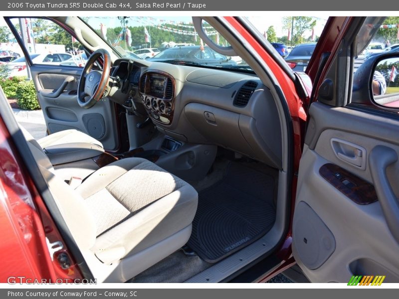 Salsa Red Pearl / Taupe 2006 Toyota Tundra SR5 Double Cab 4x4