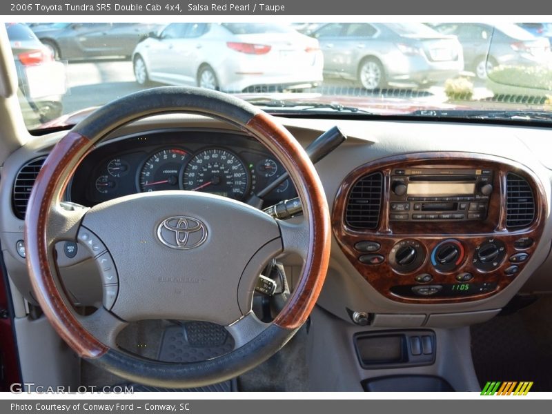 Salsa Red Pearl / Taupe 2006 Toyota Tundra SR5 Double Cab 4x4