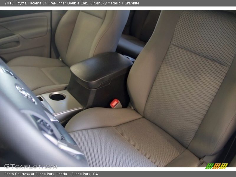 Silver Sky Metallic / Graphite 2015 Toyota Tacoma V6 PreRunner Double Cab