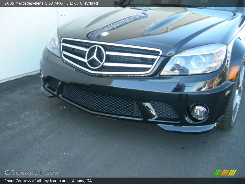 Black / Grey/Black 2009 Mercedes-Benz C 63 AMG