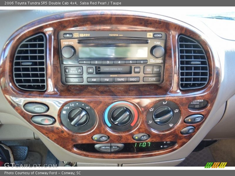 Salsa Red Pearl / Taupe 2006 Toyota Tundra SR5 Double Cab 4x4