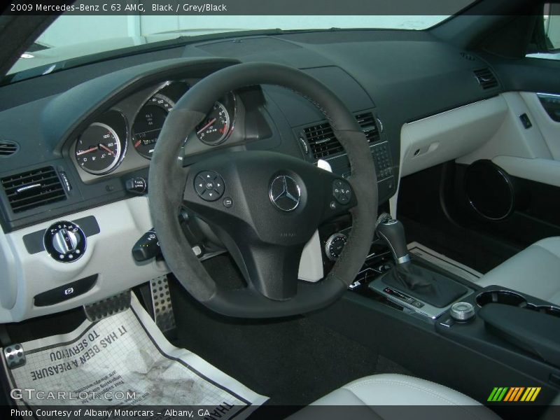 Black / Grey/Black 2009 Mercedes-Benz C 63 AMG