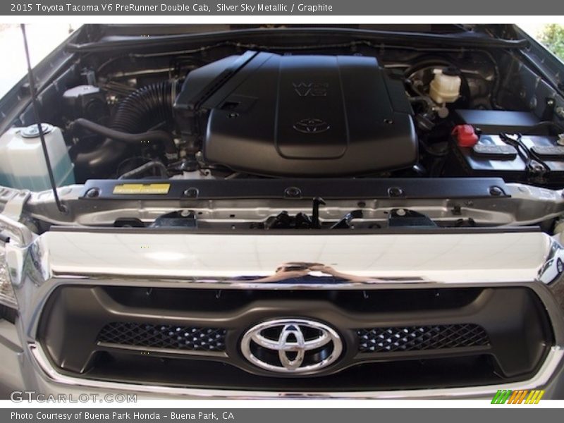 Silver Sky Metallic / Graphite 2015 Toyota Tacoma V6 PreRunner Double Cab