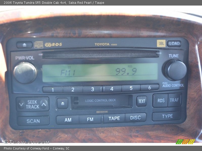 Salsa Red Pearl / Taupe 2006 Toyota Tundra SR5 Double Cab 4x4
