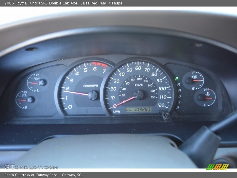 Salsa Red Pearl / Taupe 2006 Toyota Tundra SR5 Double Cab 4x4