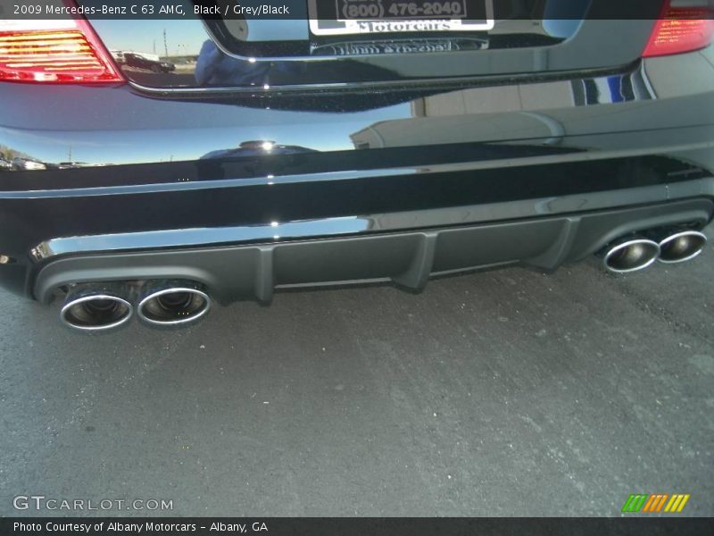 Black / Grey/Black 2009 Mercedes-Benz C 63 AMG