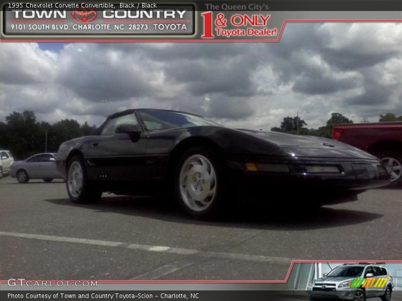 Black / Black 1995 Chevrolet Corvette Convertible