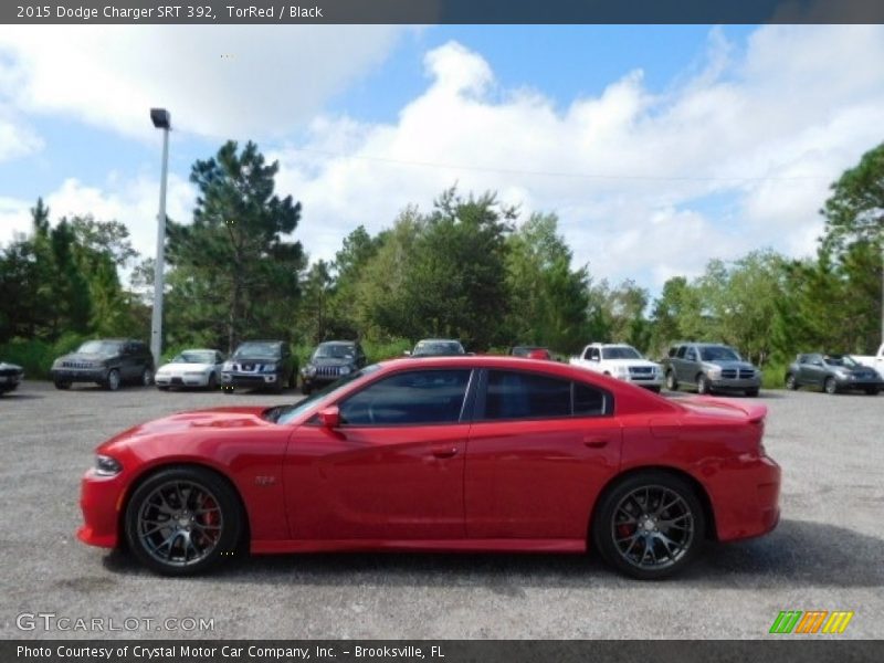 TorRed / Black 2015 Dodge Charger SRT 392