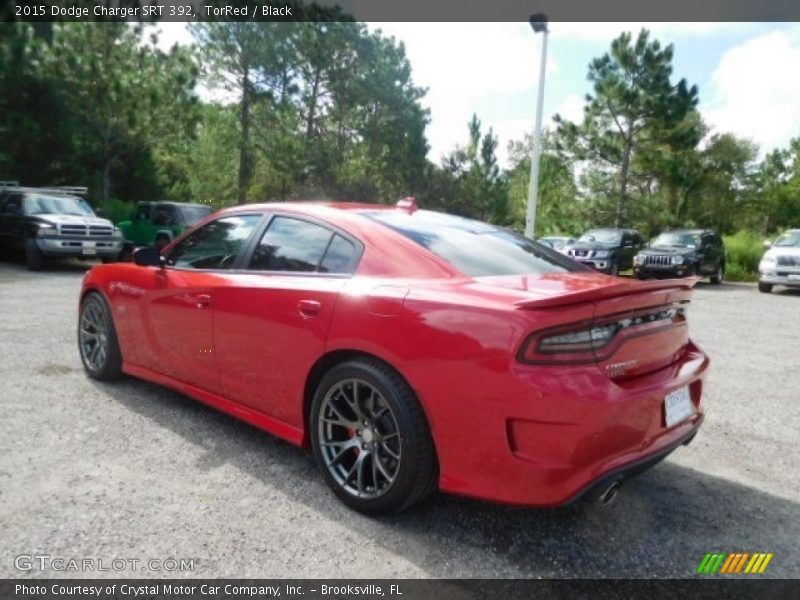 TorRed / Black 2015 Dodge Charger SRT 392