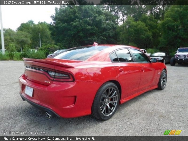 TorRed / Black 2015 Dodge Charger SRT 392
