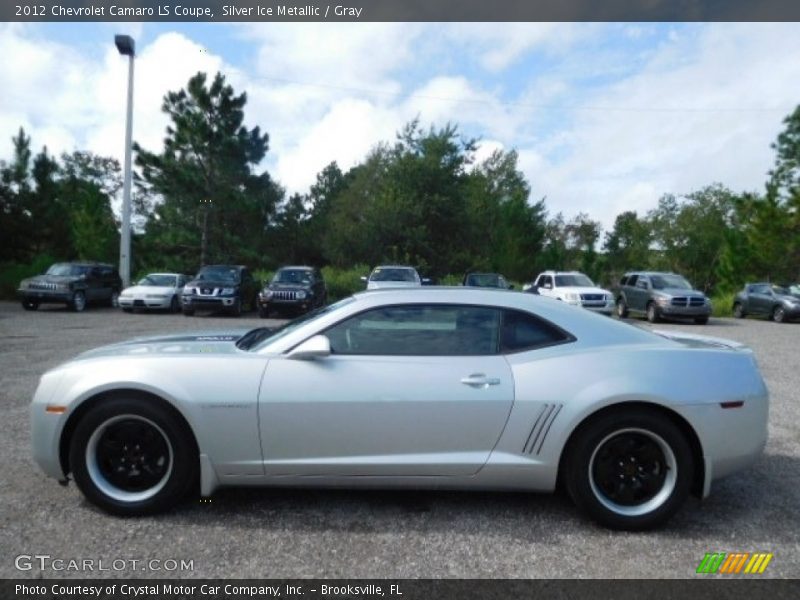 Silver Ice Metallic / Gray 2012 Chevrolet Camaro LS Coupe