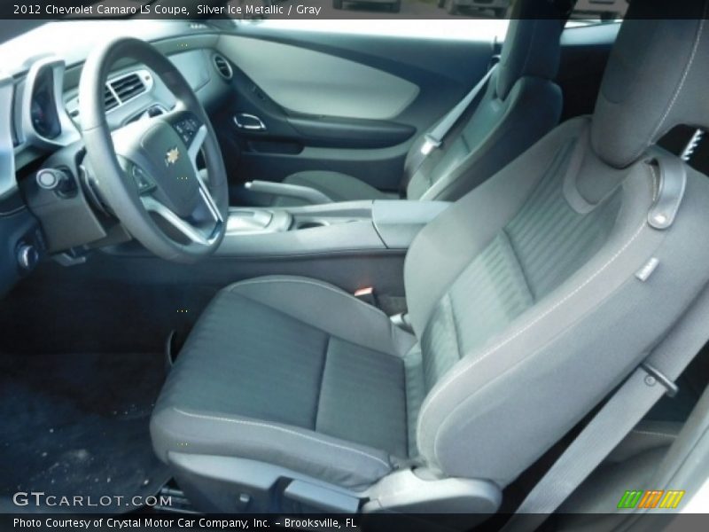 Silver Ice Metallic / Gray 2012 Chevrolet Camaro LS Coupe